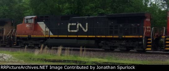 CN 2602, conductor's side view